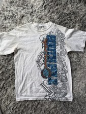 Vintage 90s Southpole Boys White Graphic Print Crew Neck Short Sleeve T-Shirt