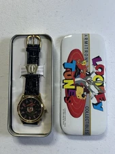 Looney Tunes Armitron Taz Tasmanian Devil Watch 1989 With Case Vintage