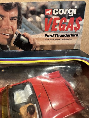 CORGI 348 VEGAS FORD THUNDERBIRD VTG Car Red W/ Original Box - Picture 15 of 20