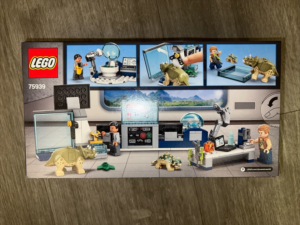 LEGO 75939 Jurassic World Dr. Wu's Lab: Baby Dinosaurs Breakout New & Sealed - Image 3 of 3