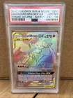 2019 Pokemon EN Cosmic Eclips Charizard & Braixen GX #251 PSA 10