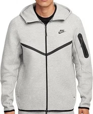 Nike Tech Fleece Windrunner Hoodie Dark Grey HV0949-063 Men’s Size XL NWT 