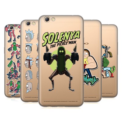 OFFICIAL RICK AND MORTY SEASON 3 CHARACTER ART SOFT GEL CASE FOR OPPO PHONES