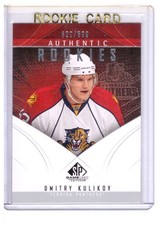 Dmitry Kulikov 2009-10 SP Game Used Ed. Rookie Card #166 /699