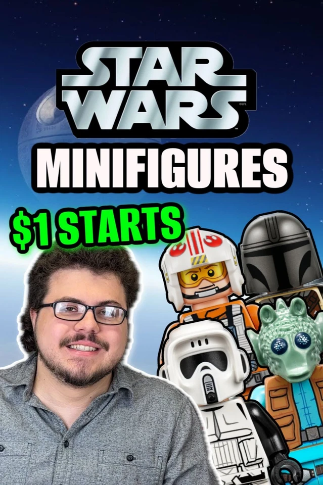 🚨300+ LEGO Star Wars Minifigures & Foil Bags - $1 Starts!