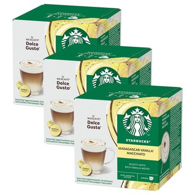 STARBUCKS Madagascar Vanilla Macchiato (3x12 Kapseln) DOLCE GUSTO Kaffeekapseln