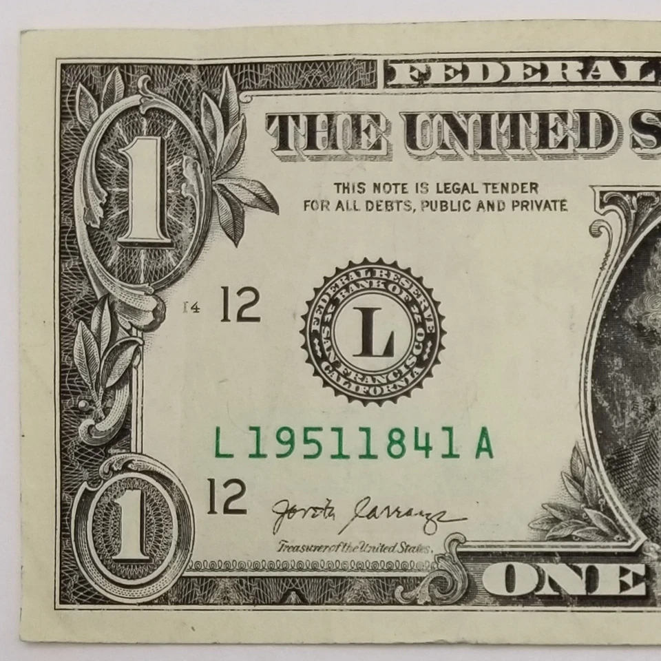 Historic Dual Date 1951 1841 San Francisco $1 Dollar 2017 A Series U.S. Currency - Image 2 of 4