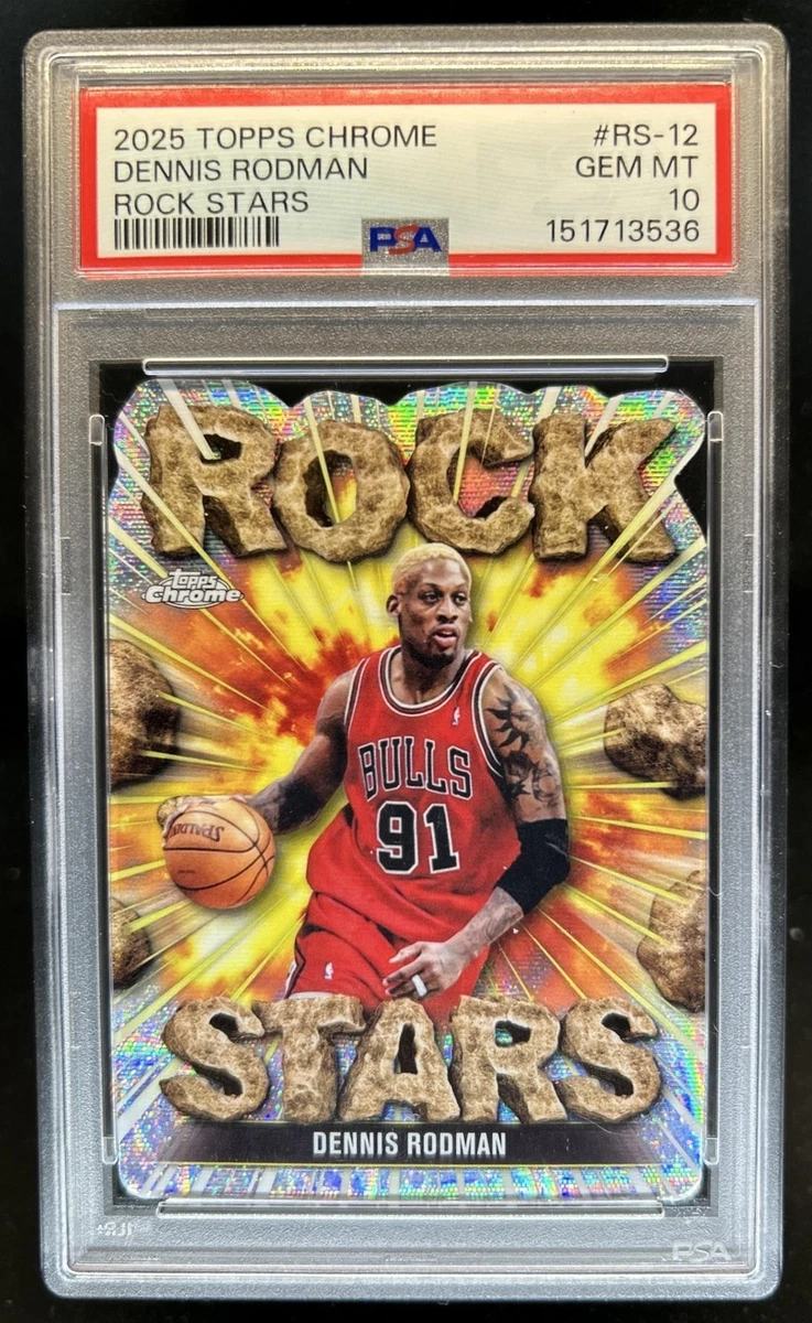 Dennis Rodman Professional Sports Authenticator (PSA) Basketball