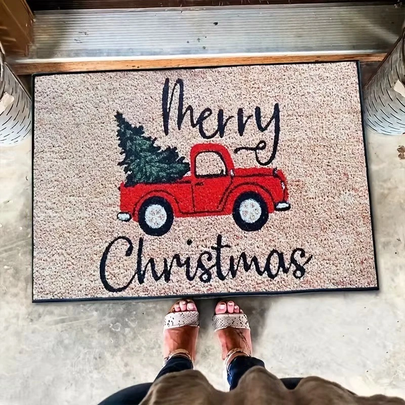 Weihnachts Fußmatte | Merry Christmas | 40×60 / 50×80 cm | Rutschfest - Bild 2 von 4