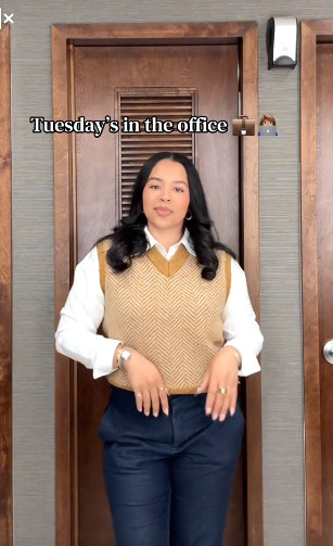 ZARA MUSTARD HERRINGBONE WOOL BLEND KNIT WAISTCOAT SIZE L thumbnail 7