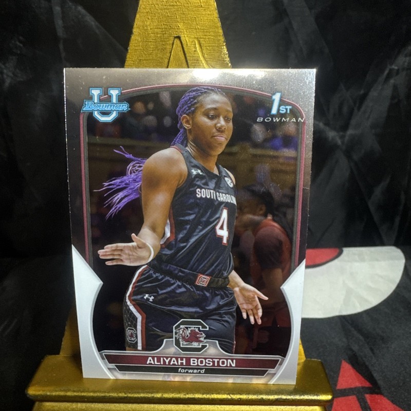 2023-24 Bowman Chrome U #5 Aliyah Boston - South Carolina Gamecocks