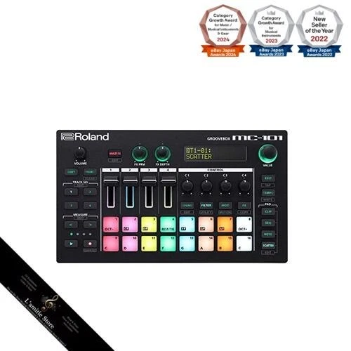 Roland Groovebox MC-101 Tragbare Rhythmusmaschine mit Akkuleistung 4-Spur - Bild 4 von 4