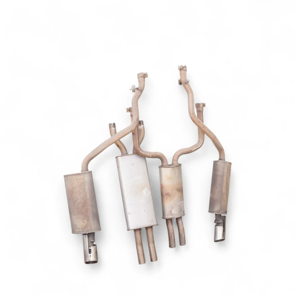 04-07 Jaguar Xj8 X350 Exhaust Muffler Silencer Resonator Rear Left Right Oem - Image 2 of 4