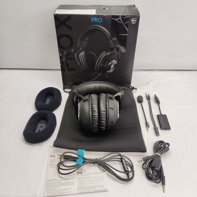 LOGITECH G PRO X WIRED GAMING HEADSET SURROUND SOUND OVER-EAR BLUE VOICE