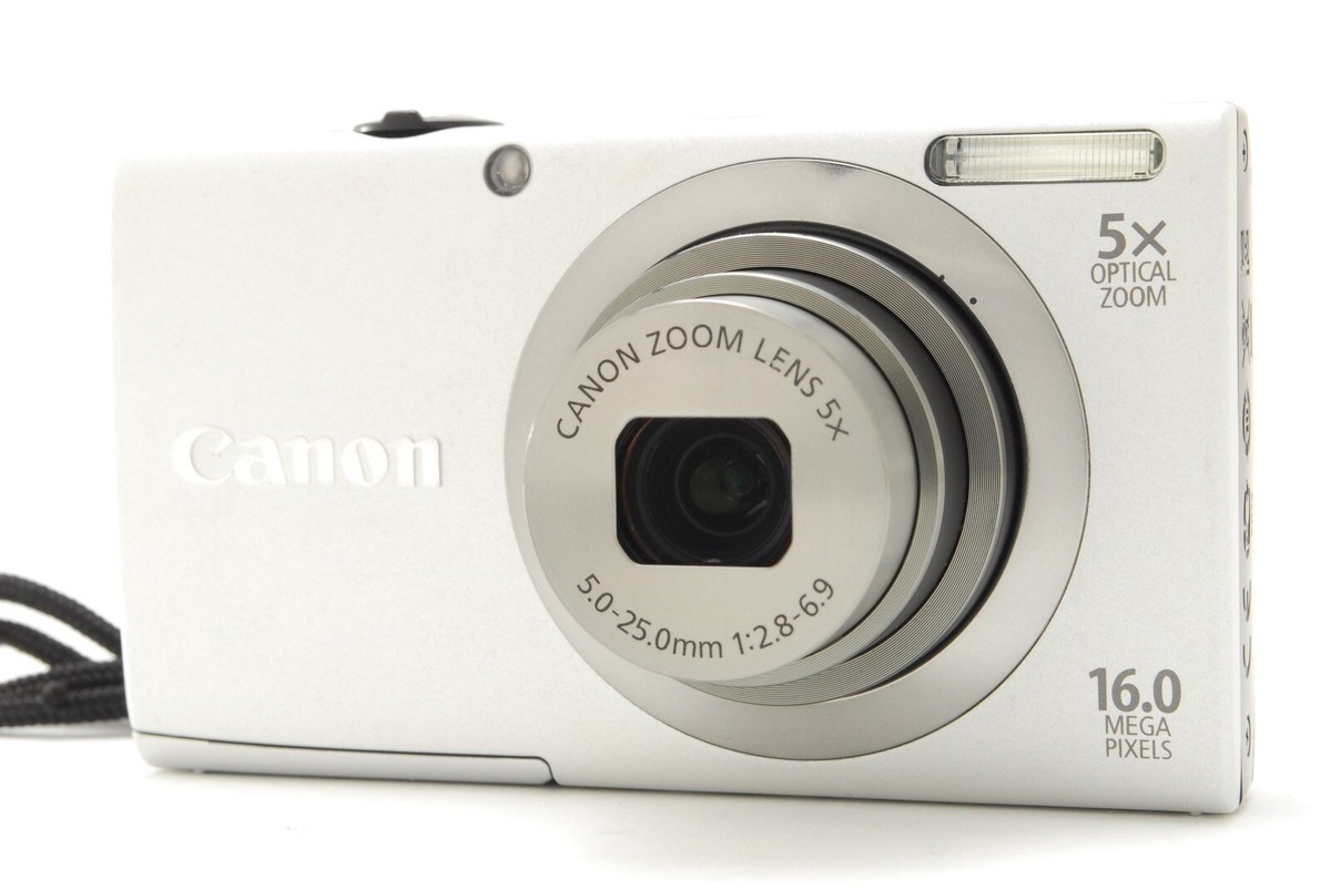 【美品】Canon PowerShot A2300 シルバー◯ Canon Digital Camera Powershot A2300 Silver 5X Optical Lens