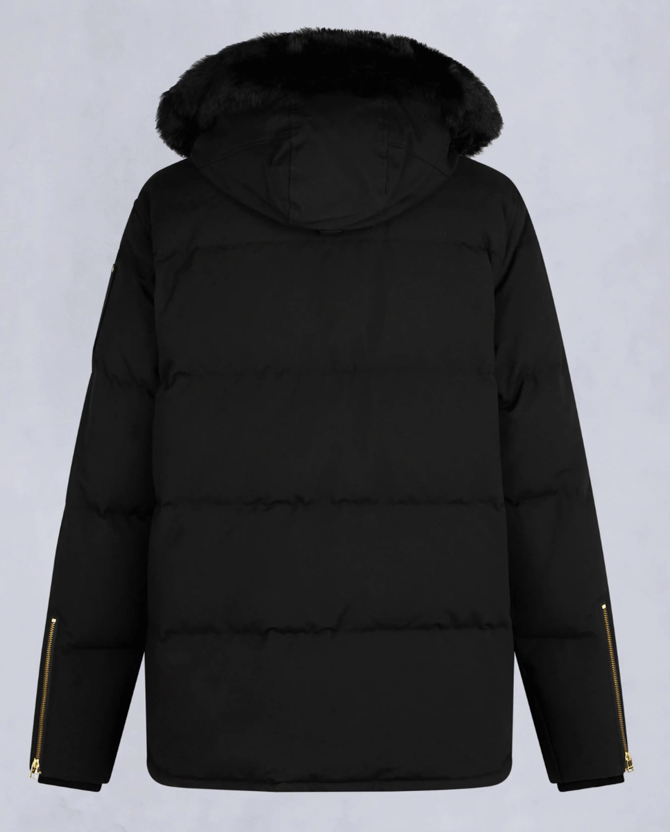 NEW* Men Moose Knuckles GOLD SERIES SHEARLING 3Q JACKET Black