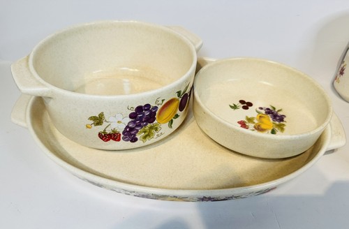 Temper-Ware by Lenox Summer Harvest _ rare complet set for 8_Vtg - Picture 8 of 16