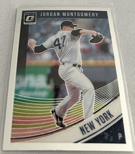 2018 Donruss Optic Baseball Jordan Montgomery New York Yankees base card #118