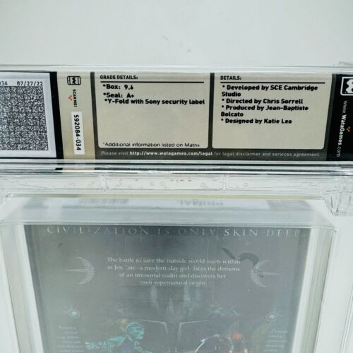 Primal - PS2 Sony PlayStation, 2003 Precintado NUEVO Calificado (no CGC) WATA 9.6 A+ - Imagen 5 de 6