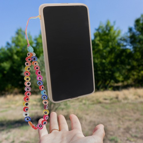 2 szt. Pearl Eyes Mobile Chain Smartphone Wisząca lina Dekoracyjna bransoletka - Zdjęcie 7 z 12