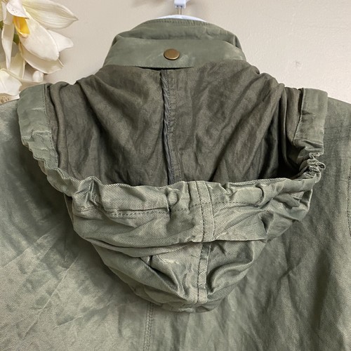 Joie Woman Hooded Top Windbreaker 4 Pockets Anorak Jacket Size S - Picture 8 of 12