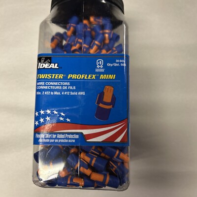 500 -IDEAL 30-643J 343 Orange/Blue Twister  ProFLEX  - 4#12 Max