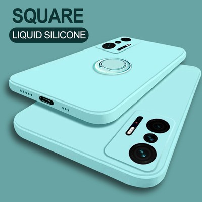 Case For Xiaomi Redmi Note 12 11 10 Poco X5 Pro 11T 12T Ring Holder Soft Cover