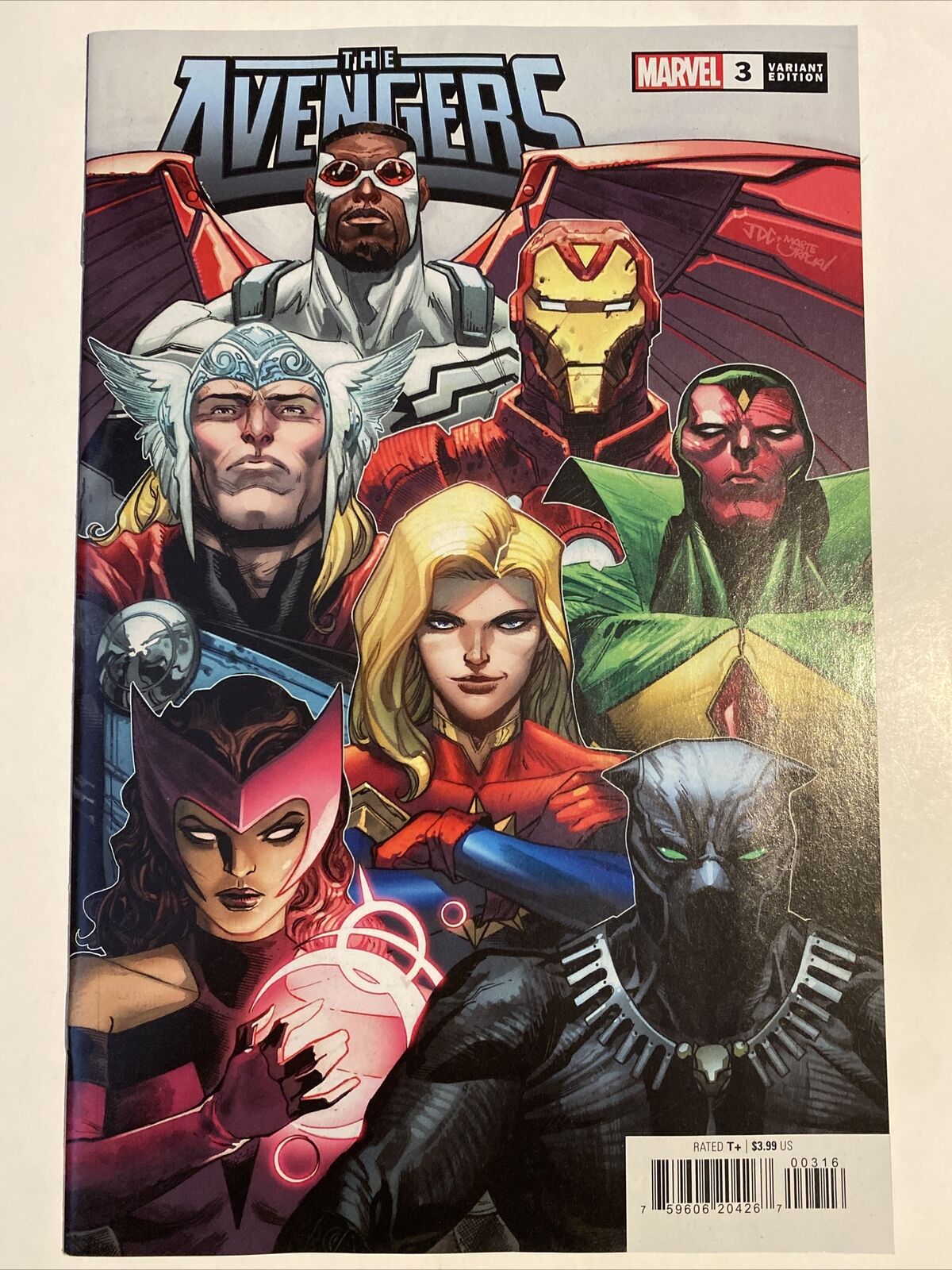 Avengers #3 (Marvel, 2023) 1:25 Joshua Cassara Variant NM