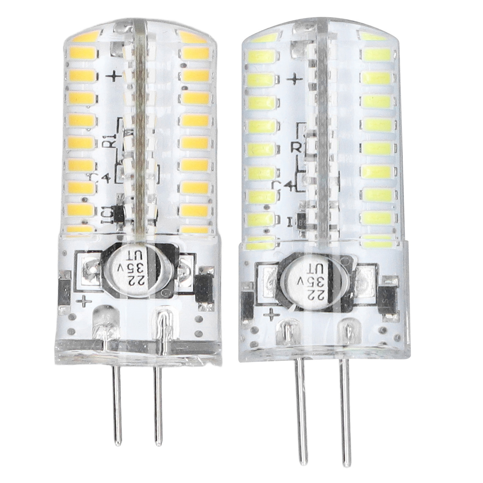 6Pcs G4 Bipin LED Lamp Light Bulb DC 1224V 5W White / Warm Lamp Spare