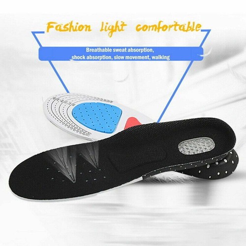 Insoles Gel Orthotic Sport Running Insert Arch Support Inner Cushion Shoe Pad - Picture 13 of 18