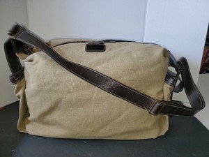 cole haan men's leather duffle bag