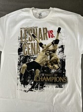 Brock Lesnar WWF Wrestling Night of Champions Rare John Cena  PPV Sz L New 2014