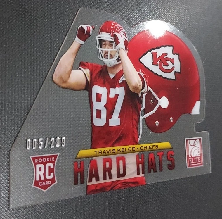 2013  PANINI ELITE HARD HATS TRAVIS  KELCE #93 RC 5/299. KANSAS CITY CHIEFS - Image 2 of 4
