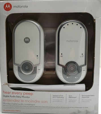 motorola digital audio baby monitor mbp11