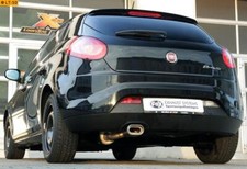 FOX Sportauspuff Fiat Bravo mit Heckschürzenausschnitt abBj.07 135x80 eingerollt