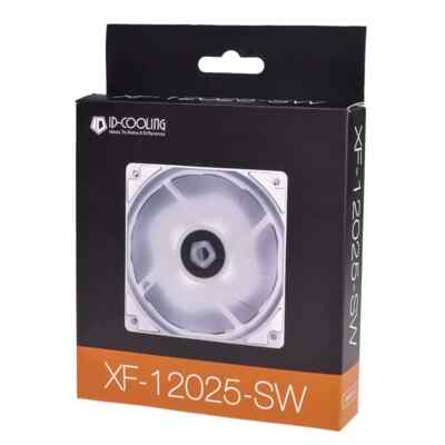 ID-COOLING XF-12025-SW white version 12cm4PIN LED temperature control silent fan