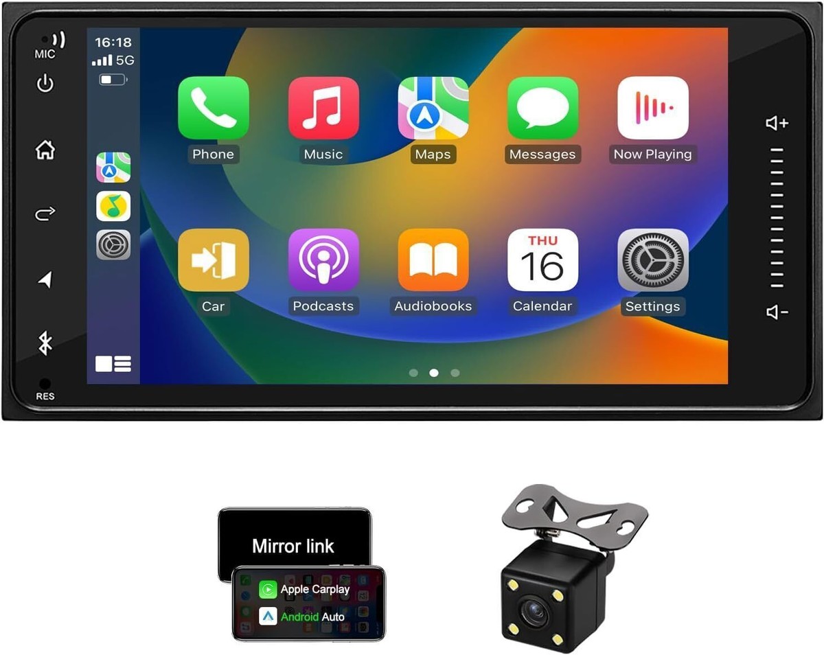 For Toyota Tundra Sequoia Apple CarPlay Android 13 Car