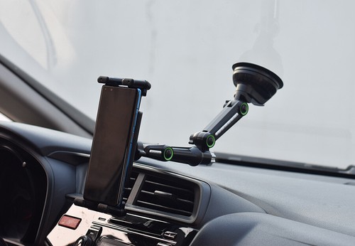 Car Universal Suction Cup Extension Tube Car Tablet Cell Phone Holder Accessoire - Photo 2 sur 21