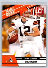 2010 Donruss Colt McCoy Rated Rookie Cleveland Browns RC #19