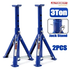 2PCS 3 Ton Auto Jack Stands Lift Heavy Duty Vehicle Support Axle Jack 