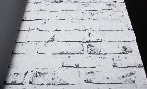 Rustic Grey & White Wash Brick Look Wallpaper - Industrial / French - 10M -81071 - Picture 6 of 6
