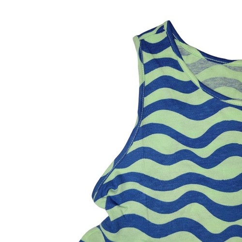 Spotted Zebra Girls Blue & Green Sleeveless Tank Dress Size XL New - Picture 5 of 9