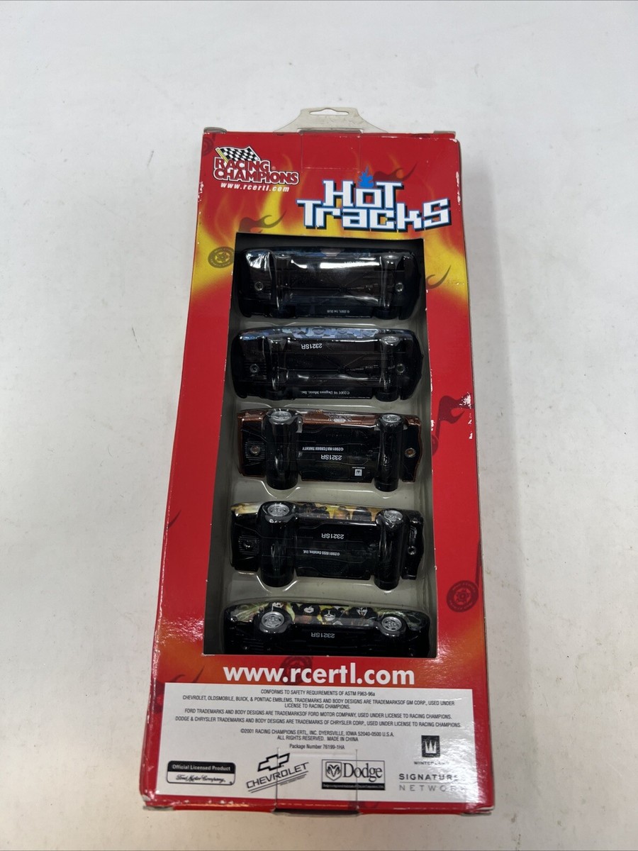 RACING CHAMPIONS HOT TRACKS MEGA HIT FIVE 5 PACK DIE CAST KISS 98