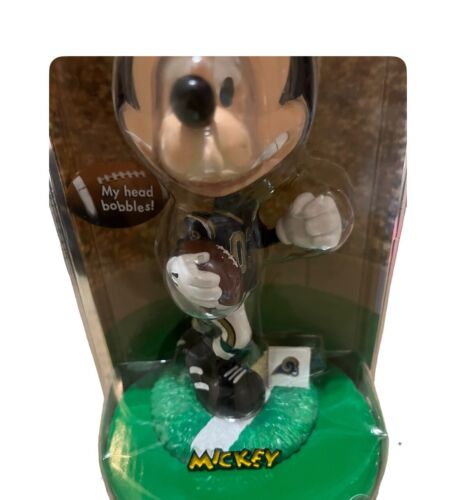 2003 Disney Mickey Mouse Los Angeles Rams “Quarterback Mickey” Bobblehead EUC - Picture 4 of 8