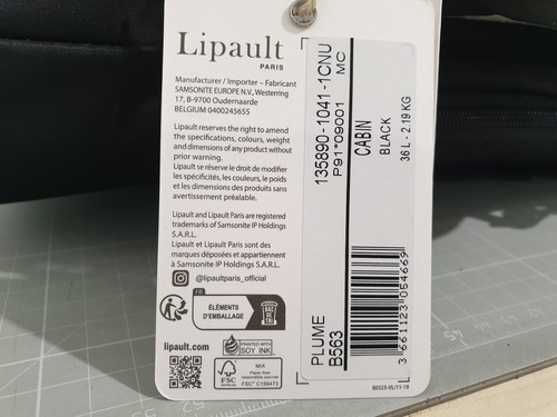 Lipault B563 Plume Handgepäck Trolley black 36L - Bild 8 von 24
