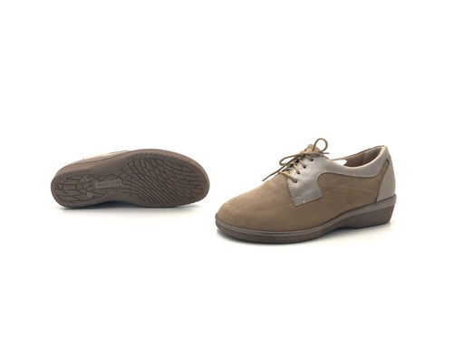 Ganter scarpe basse da donna mocassini con lacci scarpe comode marroni taglia 36 (UK 3,5) - Foto 2 di 8