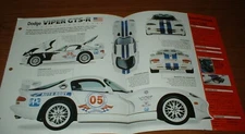 1997 Dodge Viper GTS-R Spec Sheet Brochure Photo Info GTSR 98 97
