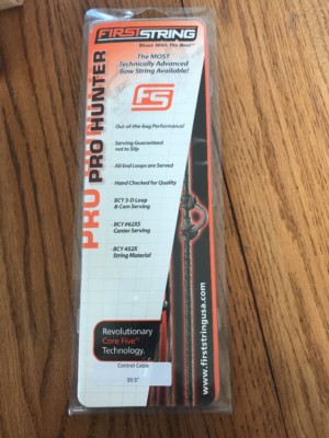 First String PRO Hunter Control Cable 39.5  FL. Orange/ Black Ships N 24h