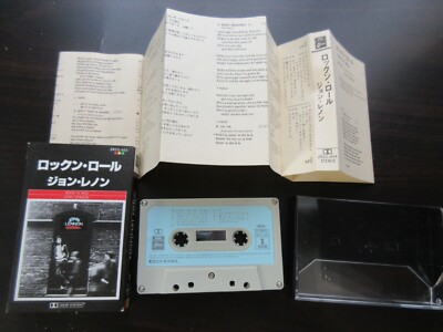 John Lennon Rock 'N' Roll Japan Cassette Tape Tested ZR23-454 Phil Spector