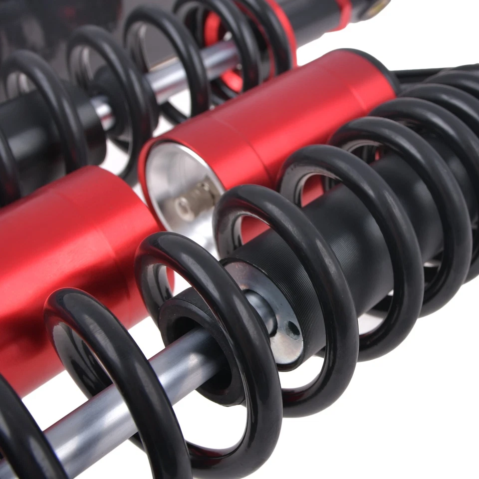 Federbeine 360mm. Gasstoßdämpfer pass. f. Simson S51 S50 S70 S83 SR50 TUNING ROT - Bild 2 von 4